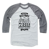 Mens Baseball T-Shirt Heather Gray / Ash