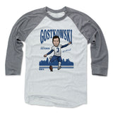 Mens Baseball T-Shirt Heather Gray / Ash
