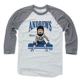 Mens Baseball T-Shirt Heather Gray / Ash