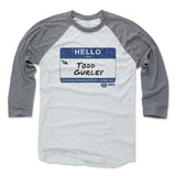 Mens Baseball T-Shirt Heather Gray / Ash
