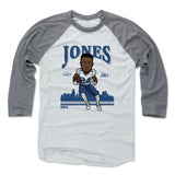 Mens Baseball T-Shirt Heather Gray / Ash