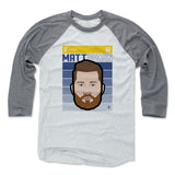 Mens Baseball T-Shirt Heather Gray / Ash