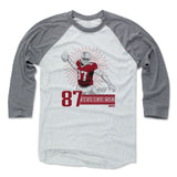 Mens Baseball T-Shirt Heather Gray / Ash