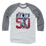 Mens Baseball T-Shirt Heather Gray / Ash