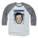 Mens Baseball T-Shirt Heather Gray / Ash