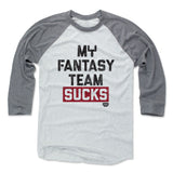 Mens Baseball T-Shirt Heather Gray / Ash