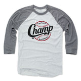 Mens Baseball T-Shirt Heather Gray / Ash