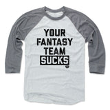 Mens Baseball T-Shirt Heather Gray / Ash