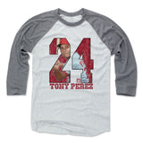 Mens Baseball T-Shirt Heather Gray / Ash