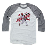 Mens Baseball T-Shirt Heather Gray / Ash