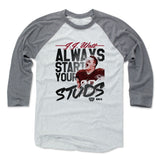Mens Baseball T-Shirt Heather Gray / Ash