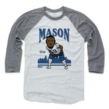 Mens Baseball T-Shirt Heather Gray / Ash