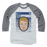 Mens Baseball T-Shirt Heather Gray / Ash