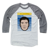 Mens Baseball T-Shirt Heather Gray / Ash