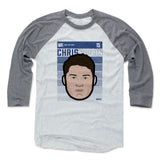 Mens Baseball T-Shirt Heather Gray / Ash