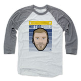 Mens Baseball T-Shirt Heather Gray / Ash