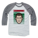 Mens Baseball T-Shirt Heather Gray / Ash