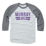 Mens Baseball T-Shirt Heather Gray / Ash