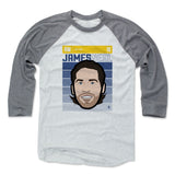 Mens Baseball T-Shirt Heather Gray / Ash