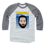 Mens Baseball T-Shirt Heather Gray / Ash