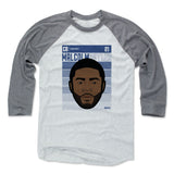 Mens Baseball T-Shirt Heather Gray / Ash