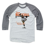 Mens Baseball T-Shirt Heather Gray / Ash