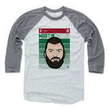 Mens Baseball T-Shirt Heather Gray / Ash