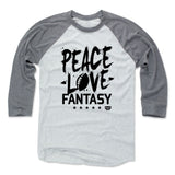 Mens Baseball T-Shirt Heather Gray / Ash