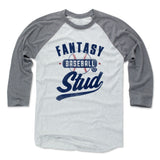 Mens Baseball T-Shirt Heather Gray / Ash