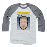 Mens Baseball T-Shirt Heather Gray / Ash