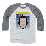 Mens Baseball T-Shirt Heather Gray / Ash
