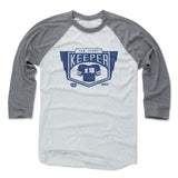 Mens Baseball T-Shirt Heather Gray / Ash