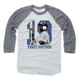 Mens Baseball T-Shirt Heather Gray / Ash