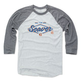 Mens Baseball T-Shirt Heather Gray / Ash