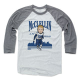Mens Baseball T-Shirt Heather Gray / Ash