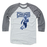 Mens Baseball T-Shirt Heather Gray / Ash
