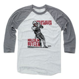 Mens Baseball T-Shirt Heather Gray / Ash