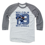 Mens Baseball T-Shirt Heather Gray / Ash