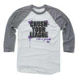 Mens Baseball T-Shirt Heather Gray / Ash