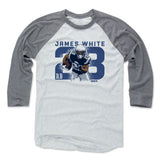 Mens Baseball T-Shirt Heather Gray / Ash
