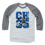 Mens Baseball T-Shirt Heather Gray / Ash