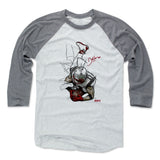 Mens Baseball T-Shirt Heather Gray / Ash