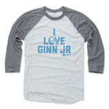 Mens Baseball T-Shirt Heather Gray / Ash