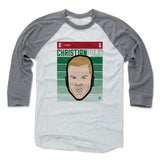 Mens Baseball T-Shirt Heather Gray / Ash