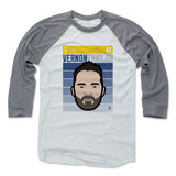 Mens Baseball T-Shirt Heather Gray / Ash