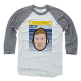 Mens Baseball T-Shirt Heather Gray / Ash