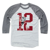 Mens Baseball T-Shirt Heather Gray / Ash