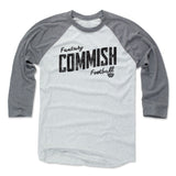 Mens Baseball T-Shirt Heather Gray / Ash