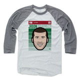 Mens Baseball T-Shirt Heather Gray / Ash
