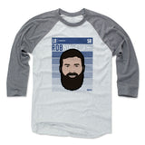 Mens Baseball T-Shirt Heather Gray / Ash